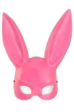 Half Masker Pink Konijn