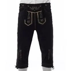 Zwarte Leren Lederhose Peter