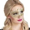 Oogmasker Venice Felina Goud
