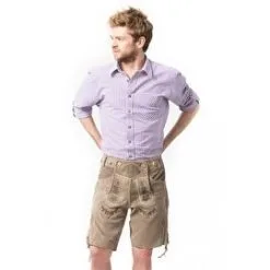 Lichtbruine Leren Lederhose Vintage -Kleding Winkel 5234b4df5616a56ae8c8f056fb03ec45a4895ec2