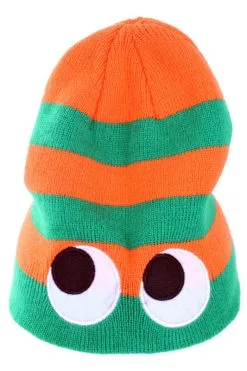 Muts Gebreid Groen Oranje