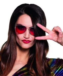 Retro Bril Rood