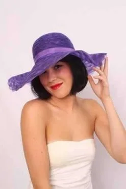 Paarse Dameshoed Gaas