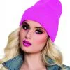 Beanie Neon Roze Muts