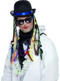 Hoed Boy George Met Vlechten