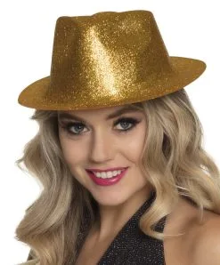 Hoed Sparkle Goud