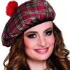 Schotse Baret Dames Rood