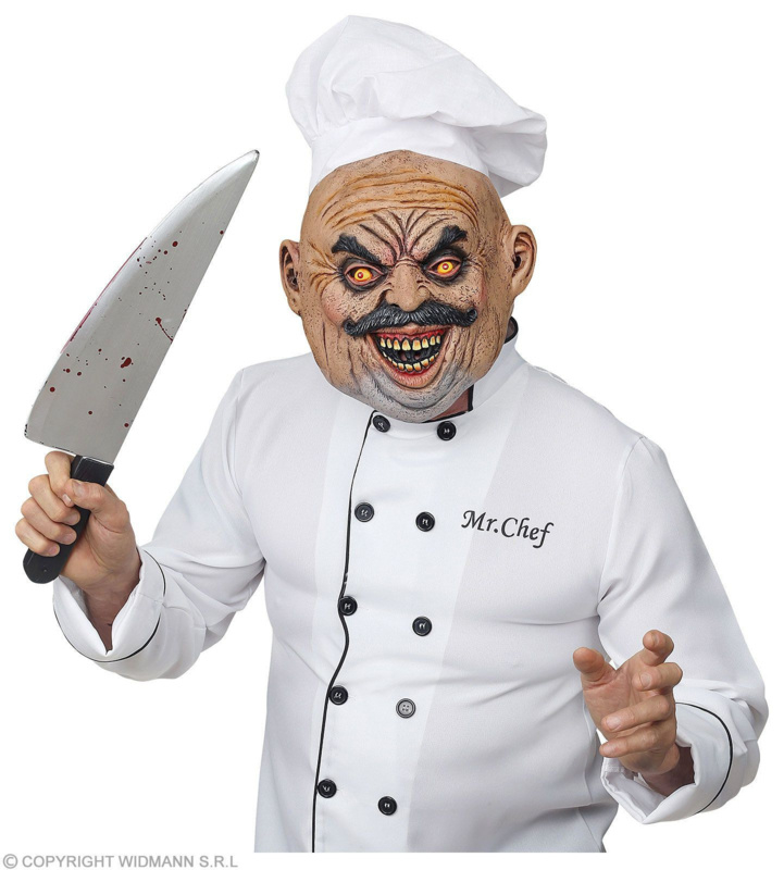 Masker Franse Kok 2 Masker Franse Kok - Afbeelding 2