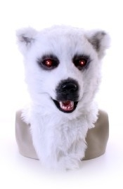 Witte Beer Masker Plushe